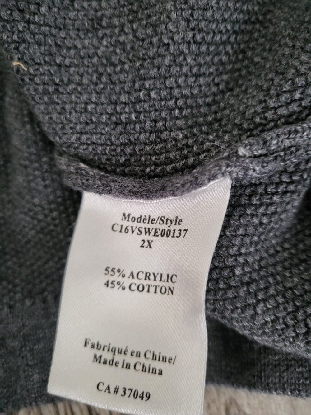 Colorblock Ruched Cowl Neck Striped Knit Sweater 2X - Picture 11 of 11